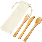Branded Celuk bamboo cutlery set