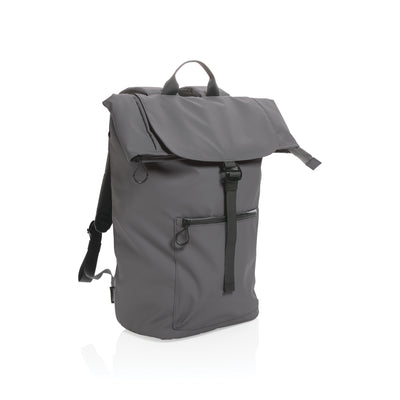 Branded Impact AWARE™ RPET water resistant 15.6" laptop backpack