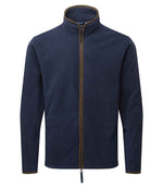 Premier Artisan Fleece Jacket Navy/Brown