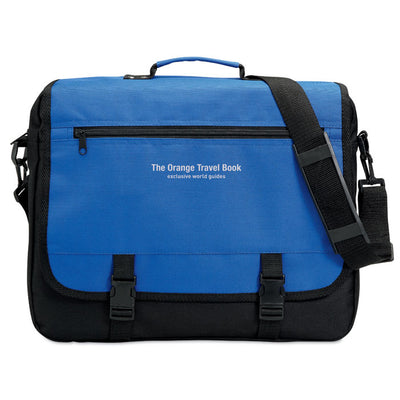 600D polyester document bag with Pockets