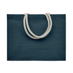 Jute bag with cotton handle