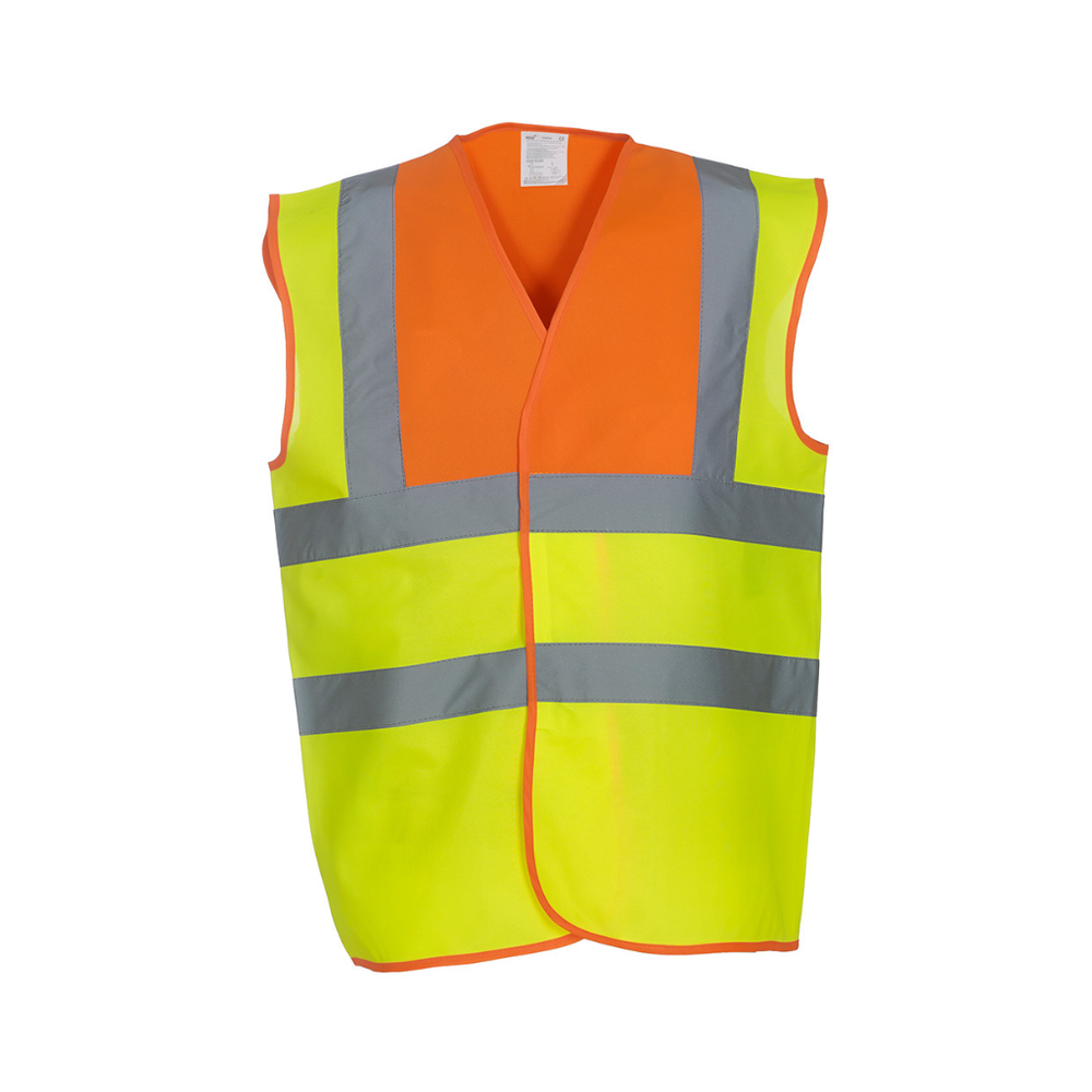 Yoko Hi-Vis Two Band and Braces Waistcoat