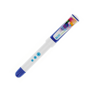 BIC® XS Finestyle, White/Blue with Blue Ink