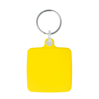 Recycled 45mm Square Keyring