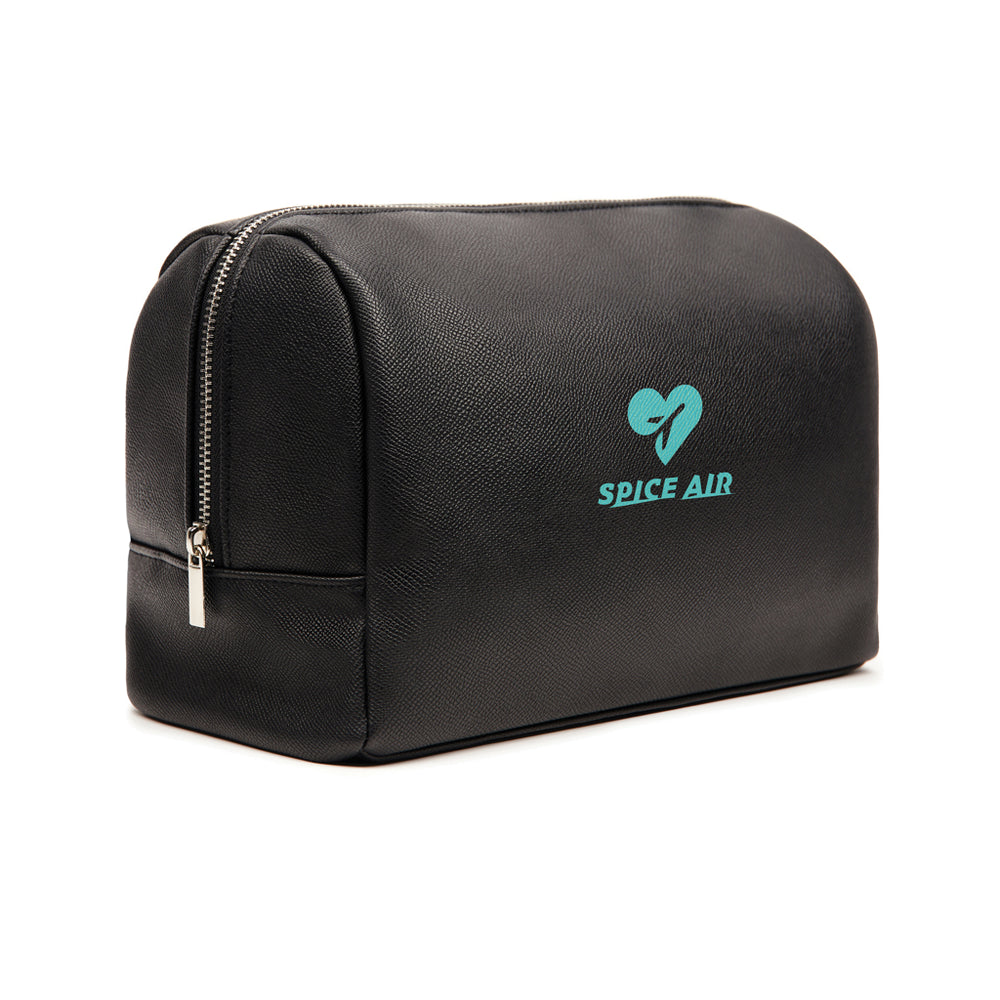 Branded VINGA Bermond RCS recycled PU toiletry bag