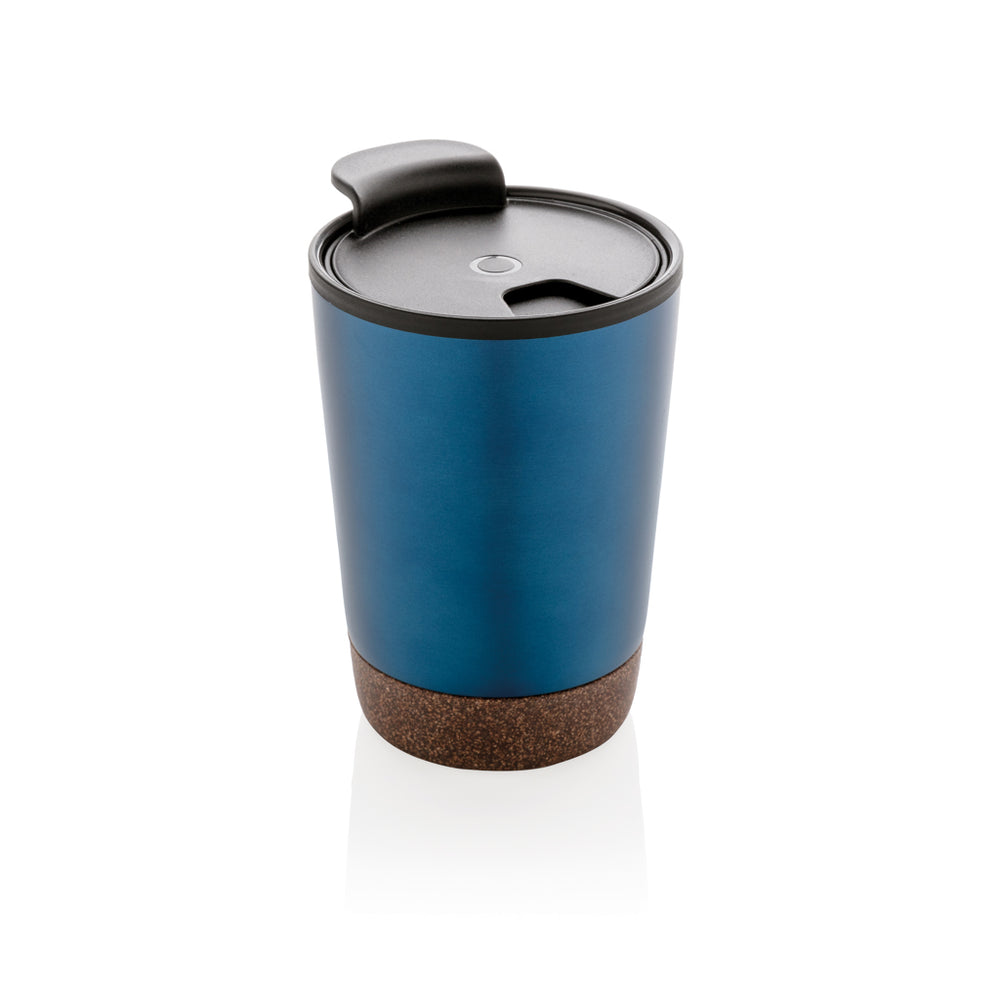 Branded GRS RPP stainless steel cork coffee tumbler