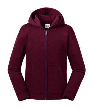 Russell Kids Authentic Zip Hooded Sweatshirt Burgundy