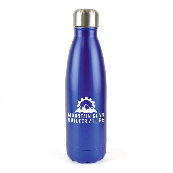 Branded Ashford Plus DOUBLE WALL 500ml Stainless Steel drinks bottle