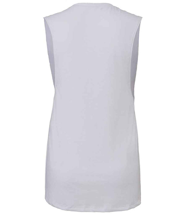 Bella Ladies Flowy Scoop Muscle Tank Top