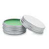 Branded Vegan lip balm in round tin