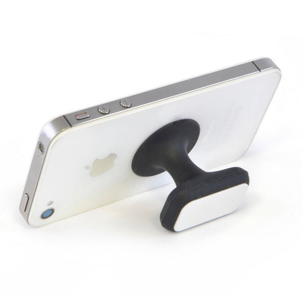 Rubber Phone Stand With Sucker + White Backing