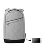 Branded 2 tone backpack incl USB plug
