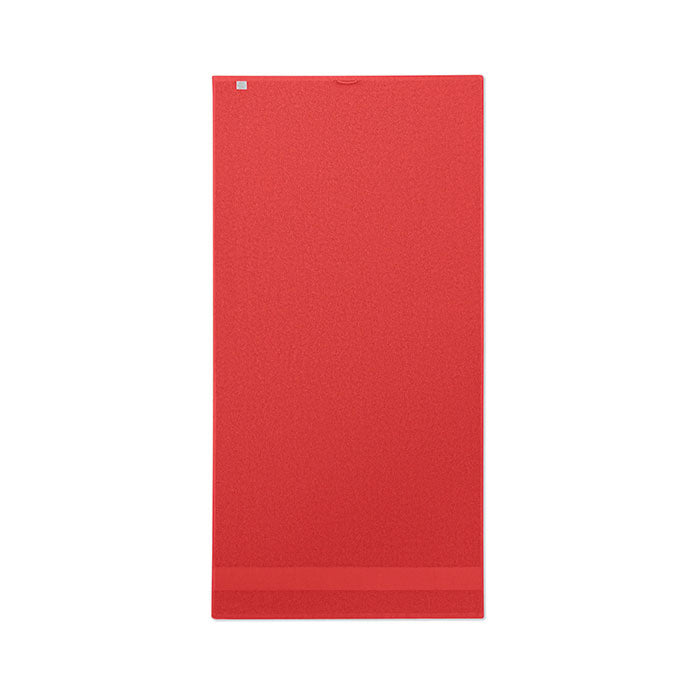 Towel organic cotton 140x70cm Red