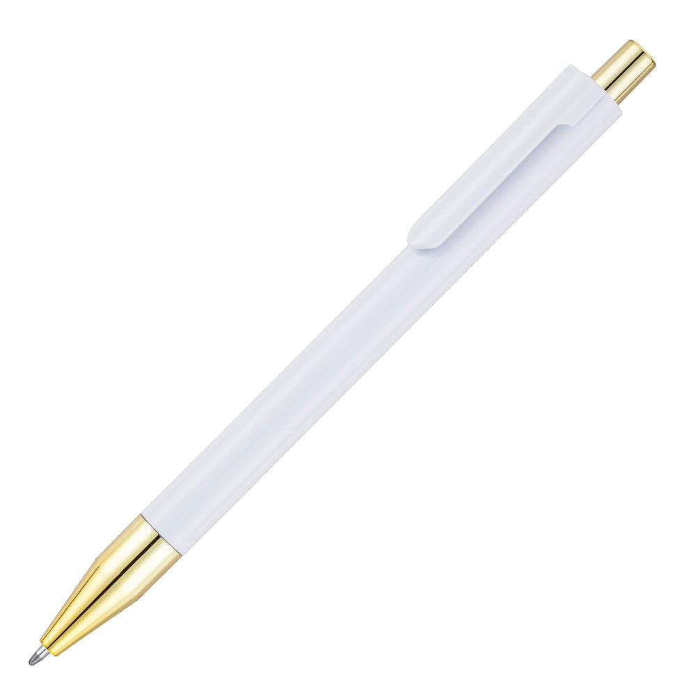 Branded CAYMAN GOLD ball pen with GOLD trim