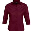 Branded SOL'S Ladies Effect 3/4 Sleeve Fitted Shirt