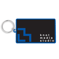 80mm Rectangle Keyring