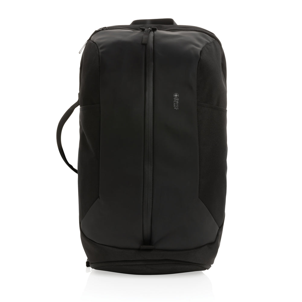 Branded Swiss Peak AWARE™ RPET 15.6 inch work/gym backpack