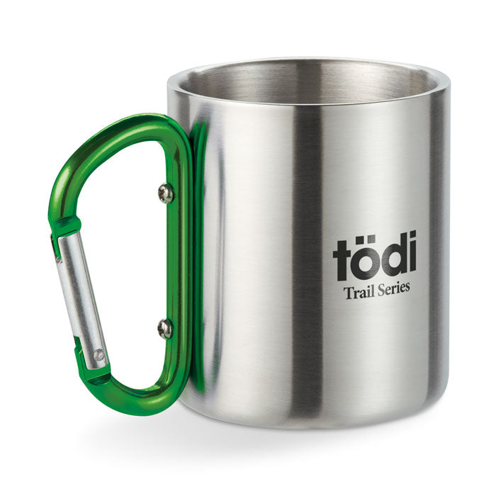 Branded Metal mug & carabiner handle