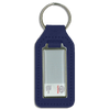 Branded Long Square Shaped Keyfob with Domed Medallion
