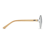 Branded Bamboo sunglasses in pouch