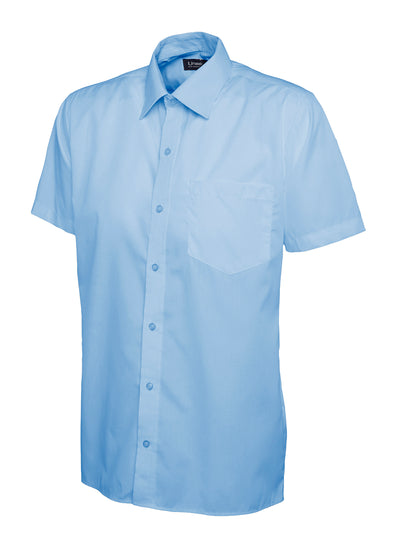 Uneek Mens Poplin Half Sleeve Shirt