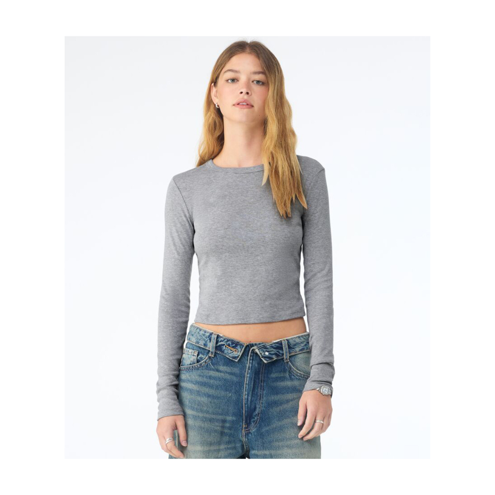 Bella Micro Rib Long Sleeve Baby T-Shirt