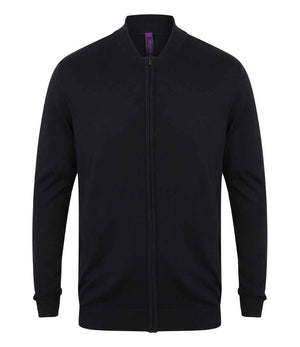 Henbury Unisex Zip Through Cardigan