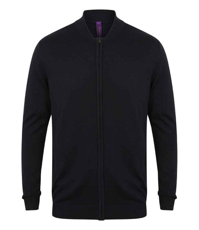 Henbury Unisex Zip Through Cardigan