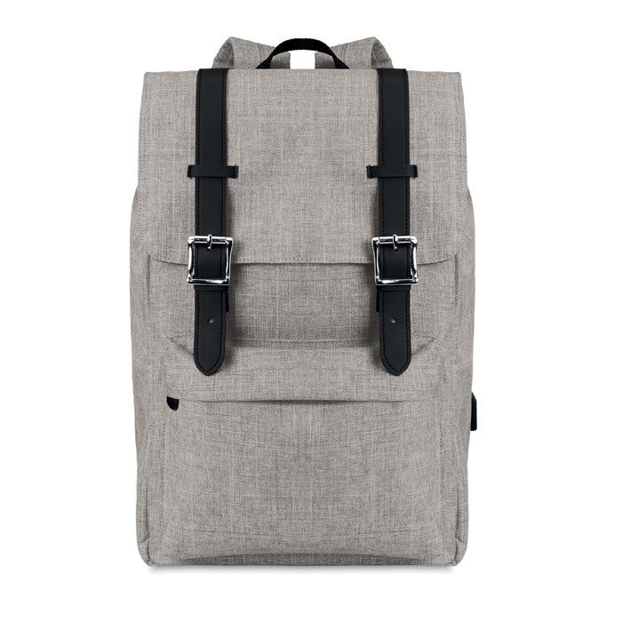Branded Backpack in 600D polyester