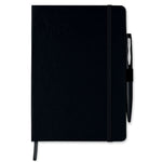 Branded A5 notebook with pen 72 lined