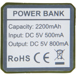 WS101B 2600 mAh powerbank