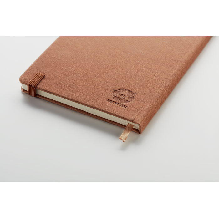 Branded A5 recycled notebook 80 lined