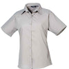 Premier Ladies Short Sleeve Poplin Blouse
