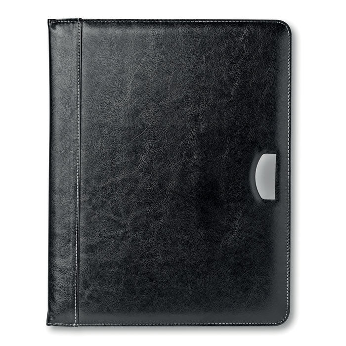 Branded PU portfolio w/ 20 pages bloc