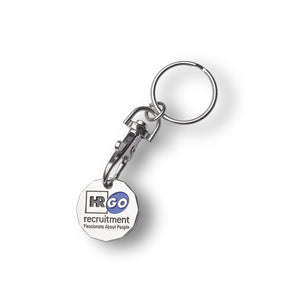 Trolley Coin Keyring - Enamelled