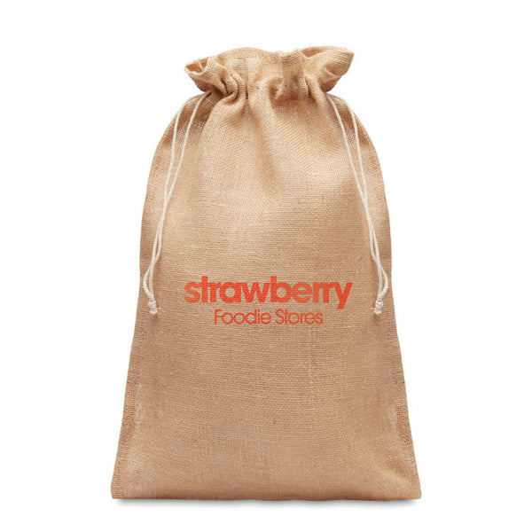 Branded Large jute gift bag