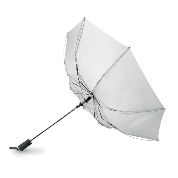 21 inch foldable  umbrella White