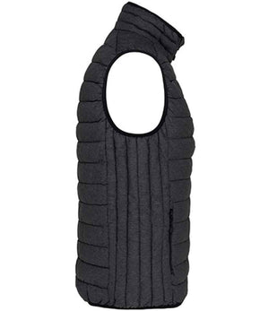 Kariban Ladies Lightweight Padded Bodywarmer Marl Dark Grey