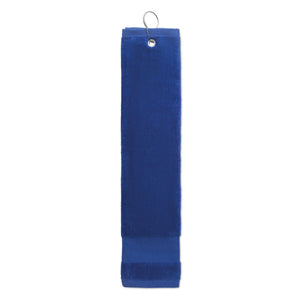 Cotton golf towel with hanger