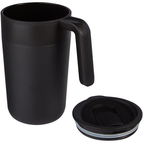 Nordia 400 ml double-wall recycled mug