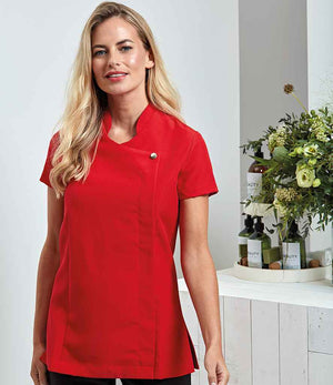 Premier Ladies Blossom Short Sleeve Tunic Strawberry Red