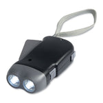 Branded 2 LED dynamo torch