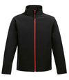 Regatta Ablaze Printable Soft Shell Jacket Black/Classic Red