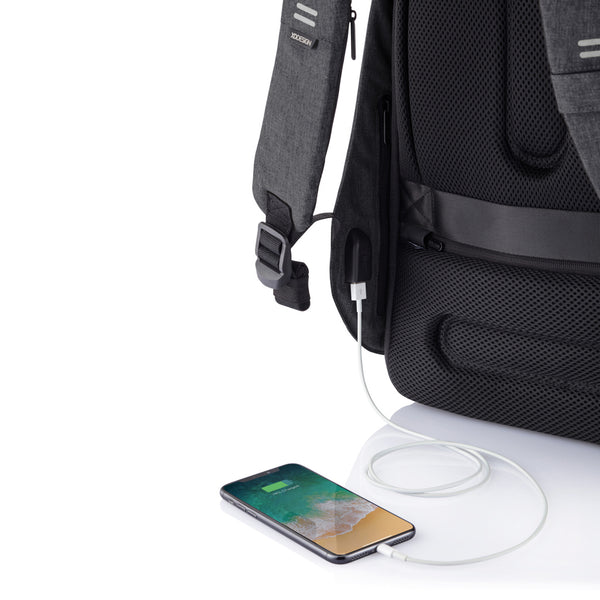 Bobby Hero Regular, Anti-theft backpack Black, Black