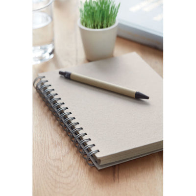 A5 grass notebook 80 lined Ring-bound