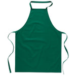 Kitchen apron in cotton Green