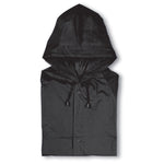 Branded PVC raincoat with hood