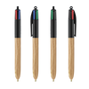 BIC® 4 Colours Wood Style
