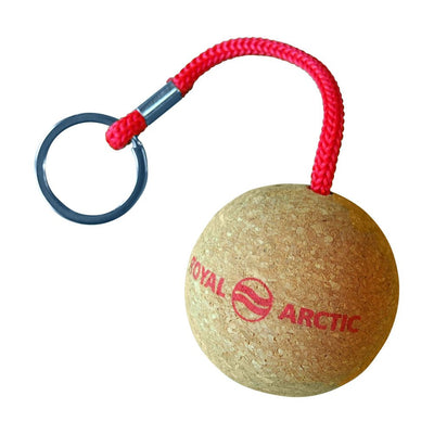 Branded Floating Cork Keyring (Round)