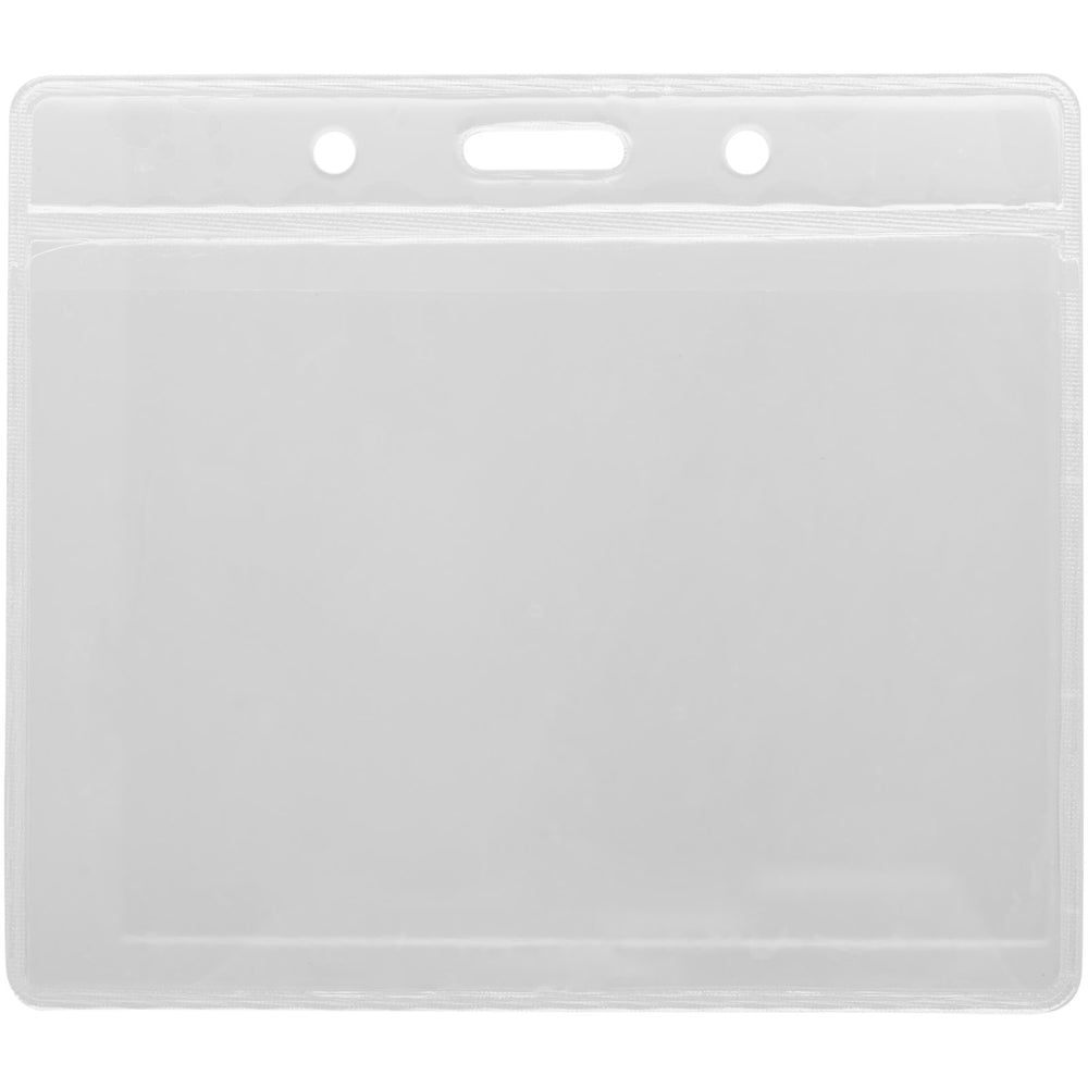 Branded Serge transparent badge holder